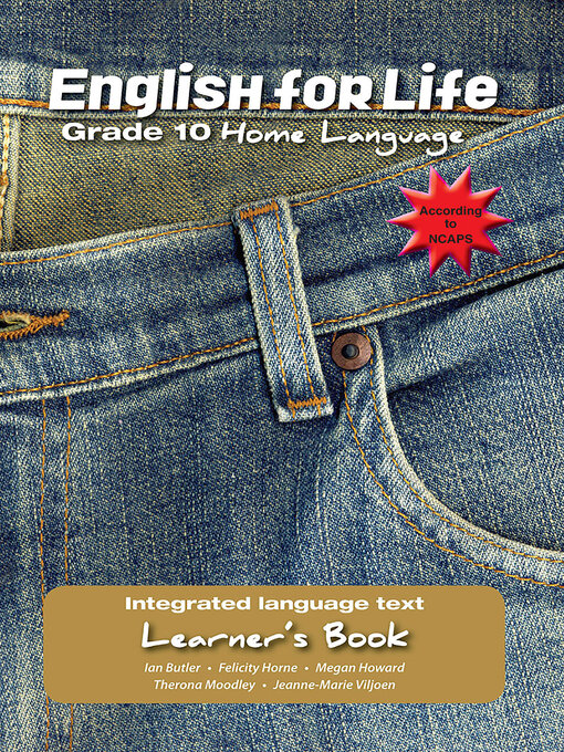 Title details for English for Life Learner's Book Grade 10 Home Language by Ian Butler - Wait list